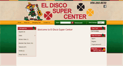 Desktop Screenshot of eldiscosupercenter.com